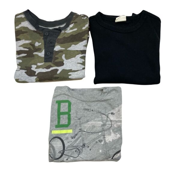 Lot of Three Boys Long Sleeves T-Shirts All Size Medium 7-8 - Picture 1 of 11